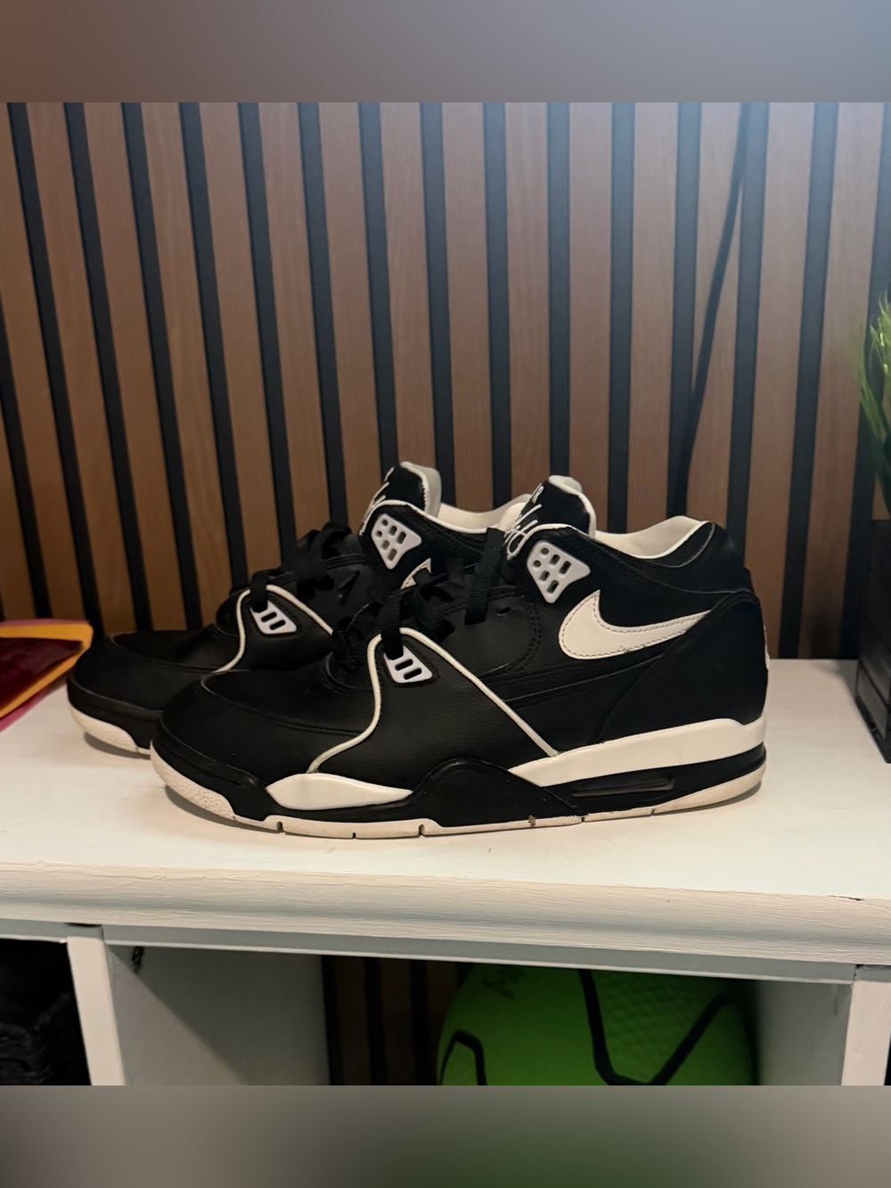 Nike Air Flight 89” , black and white mens size 10.5-style code CU4833-015
